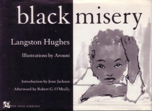 book cover Black Misery by Langston Hughes