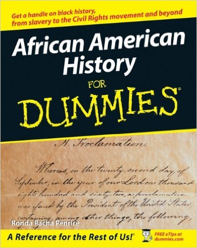 Click for a larger image of African American History For Dummies Book cover image of African American History For Dummies