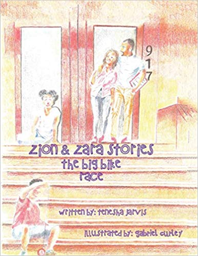Click for a larger image of The Zion & Zara Stories: The Big Bike Race Book cover image of The Zion & Zara Stories: The Big Bike Race